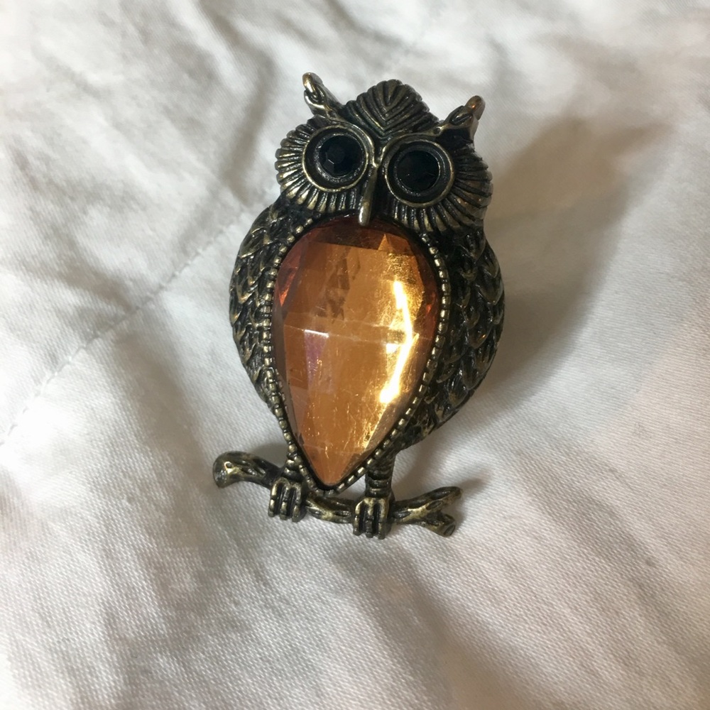 Owl chunky ring